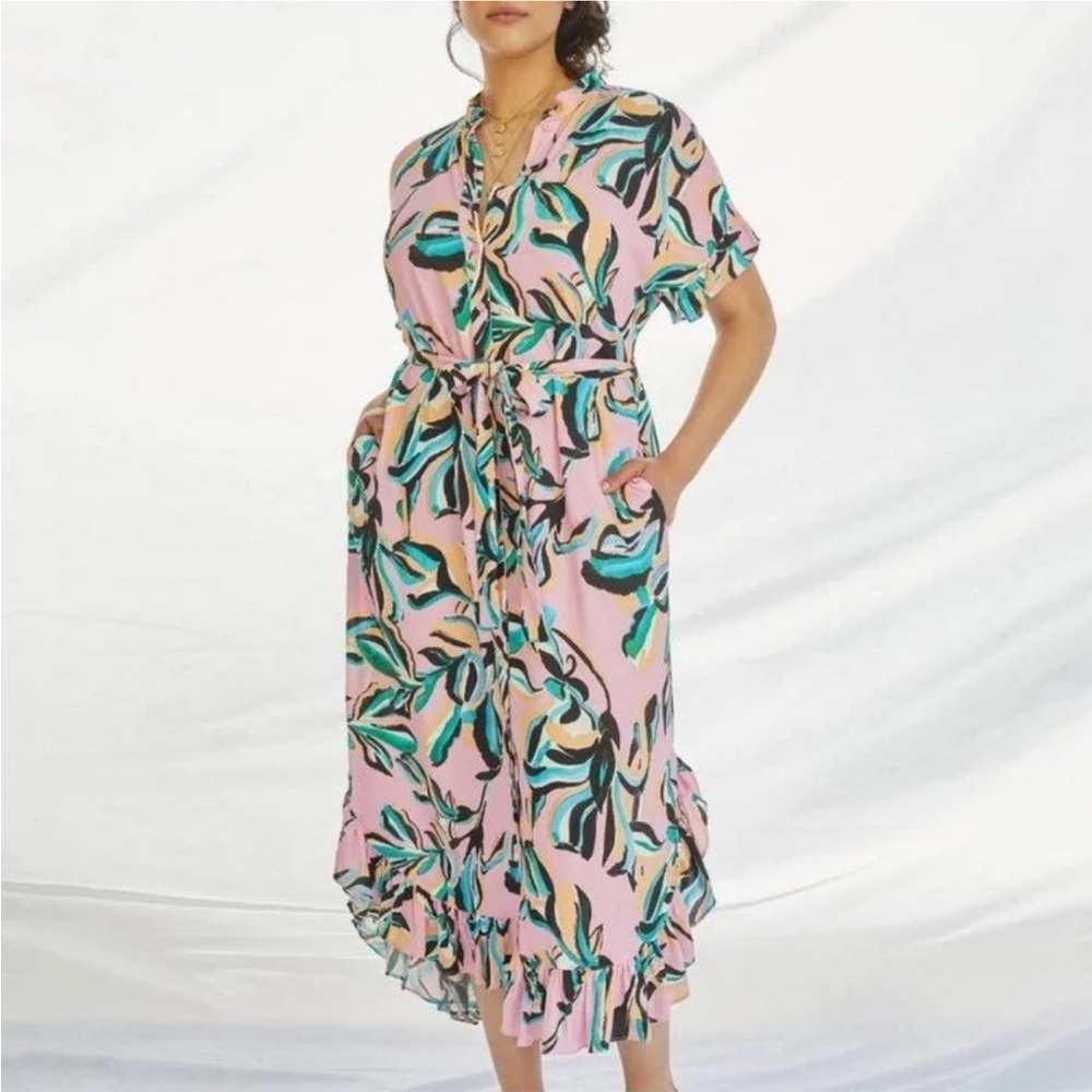 Corey Lynn Calter for Anthropolgie Floral Midi